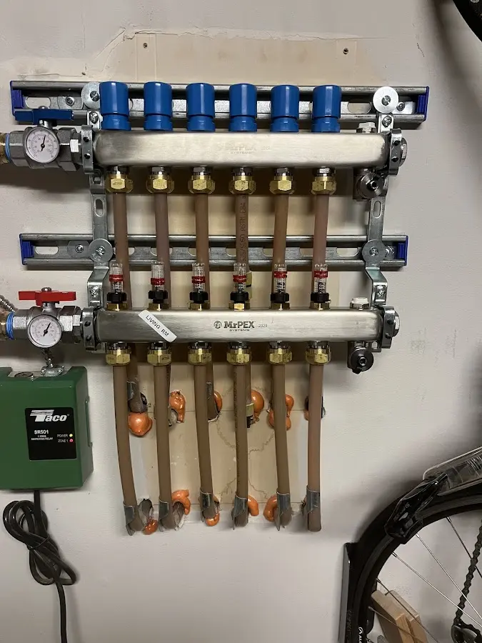 Plumber performing Leak Detection at a residential property in Centerville